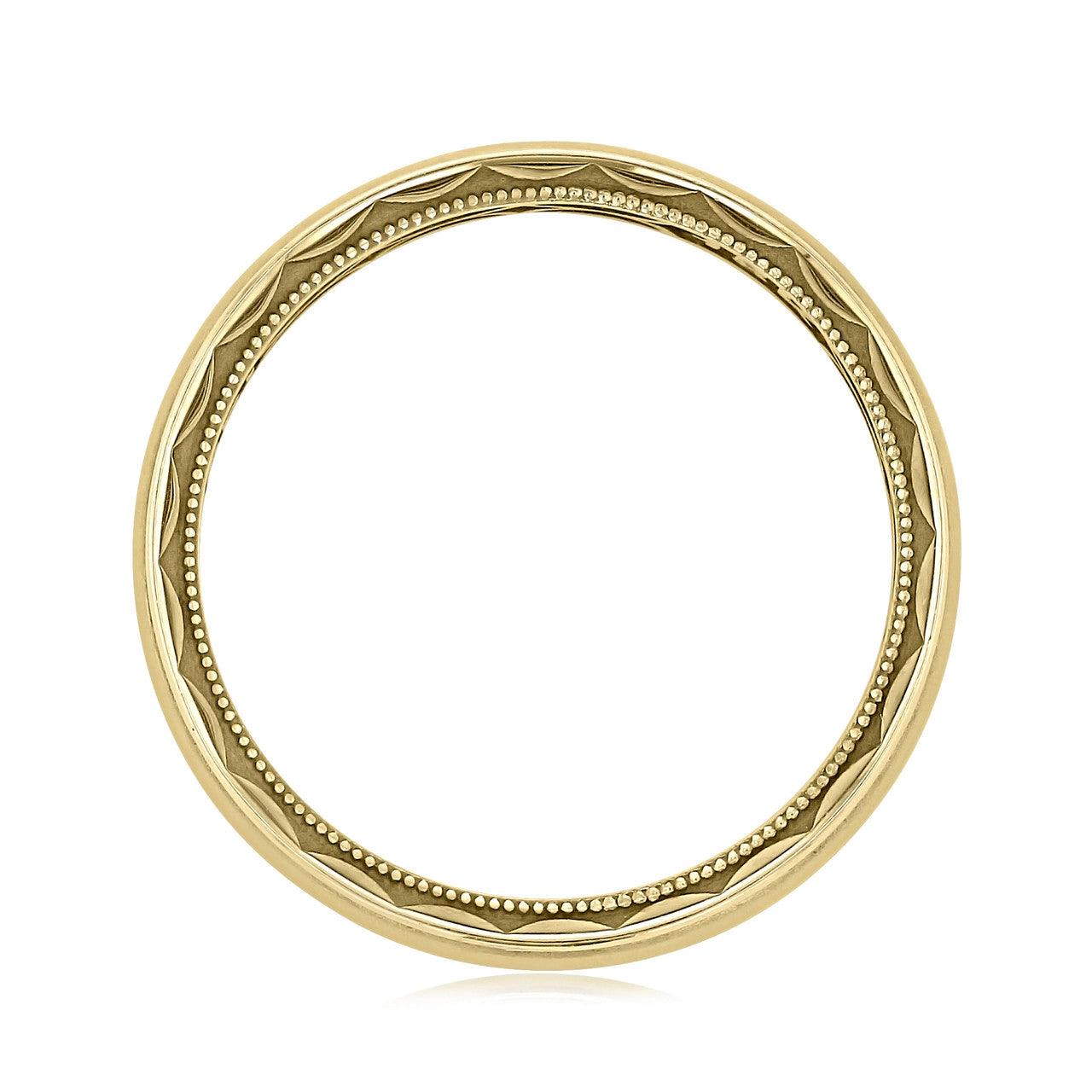 Tacori Sculpted Crescent Wedding Band for Men - farrellouise