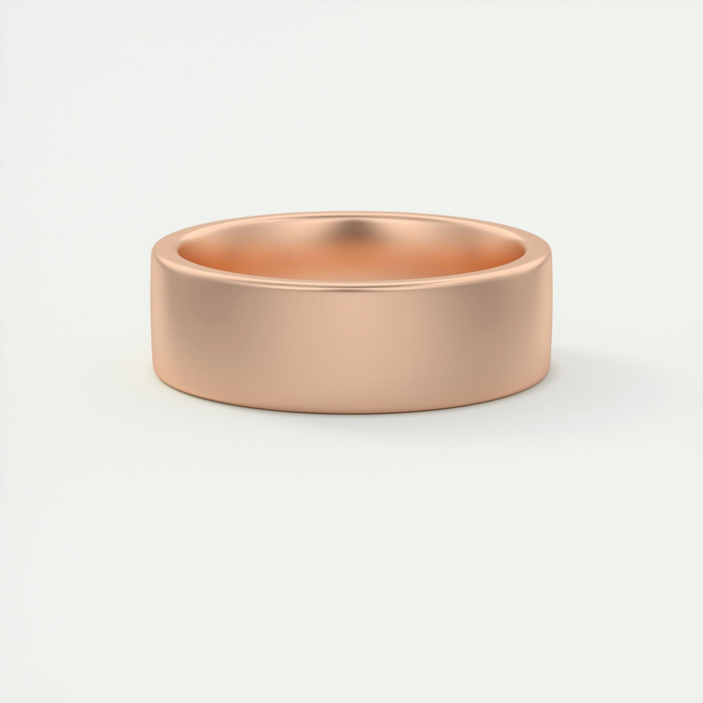 Satin-Finish Rose Gold Regular Men's Band - farrellouise