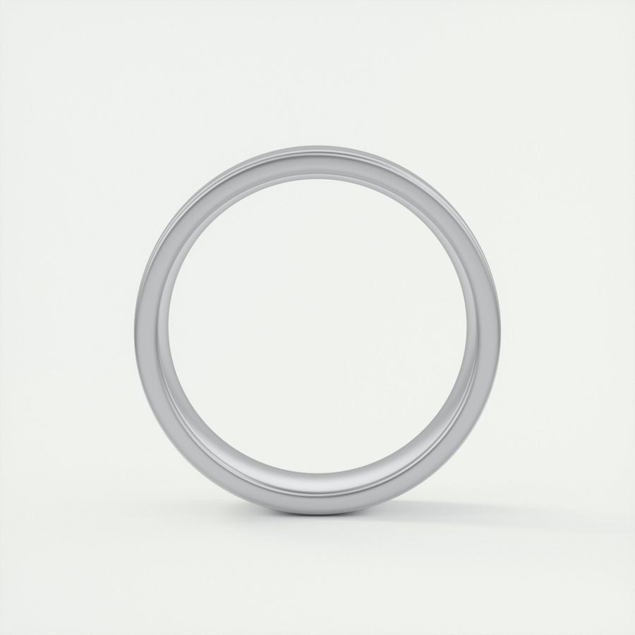 Satin-Finish Rose Gold Regular Men's Band - farrellouise