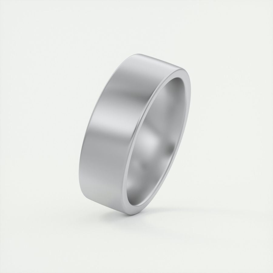 Satin-Finish Rose Gold Regular Men's Band - farrellouise