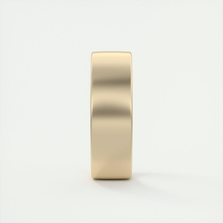 Satin-Finish Rose Gold Regular Men's Band - farrellouise