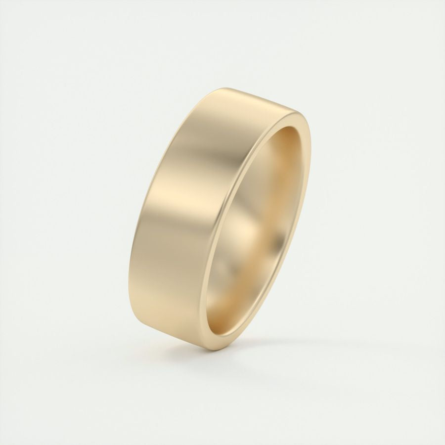 Satin-Finish Rose Gold Regular Men's Band - farrellouise