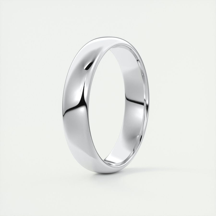 Polished Finish Regular Yellow Gold Men's Band - farrellouise