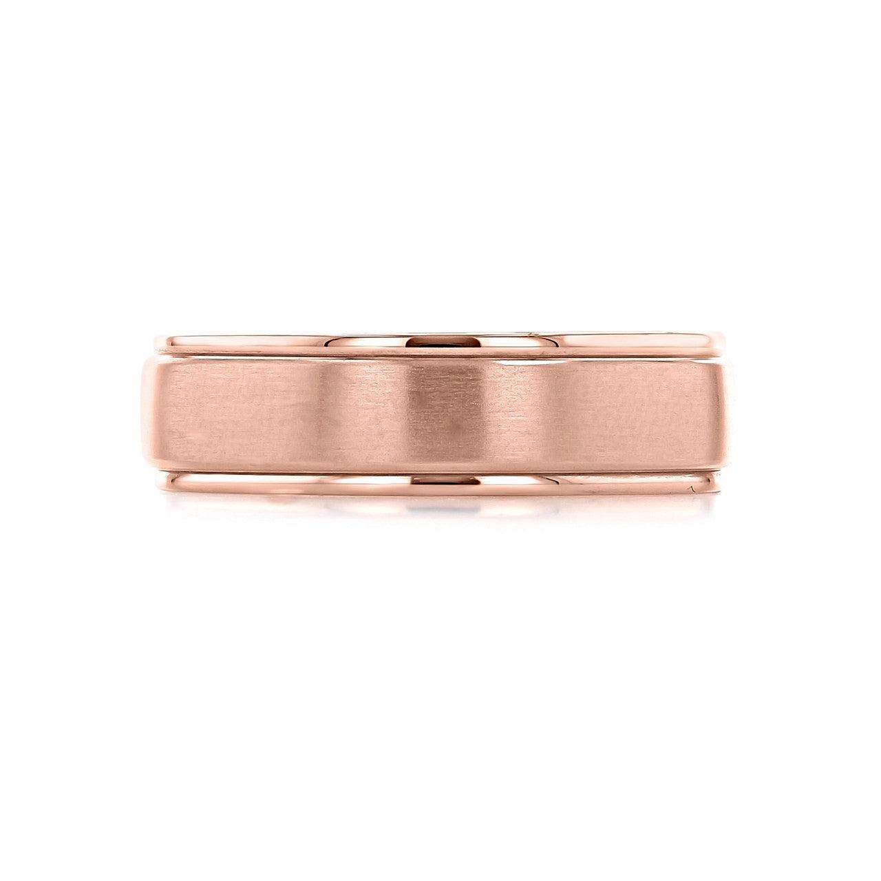 Men's Brushed Finish Classic Wedding Band - farrellouise