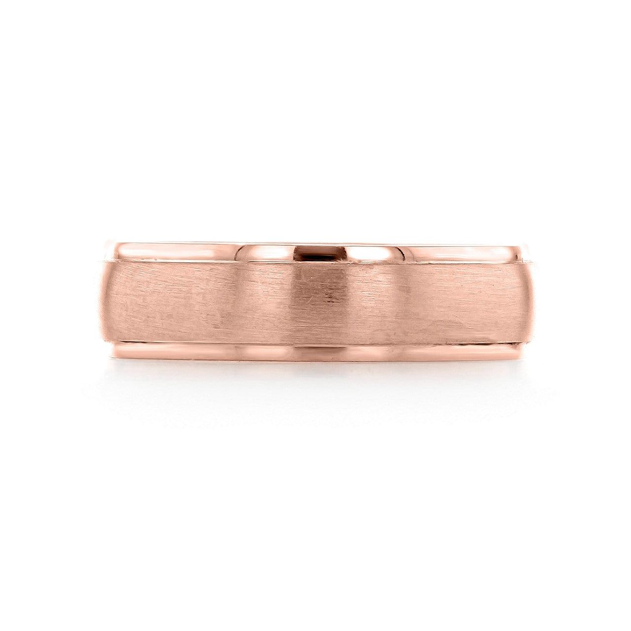 Brushed Polish Classic Men's Wedding Band - farrellouise