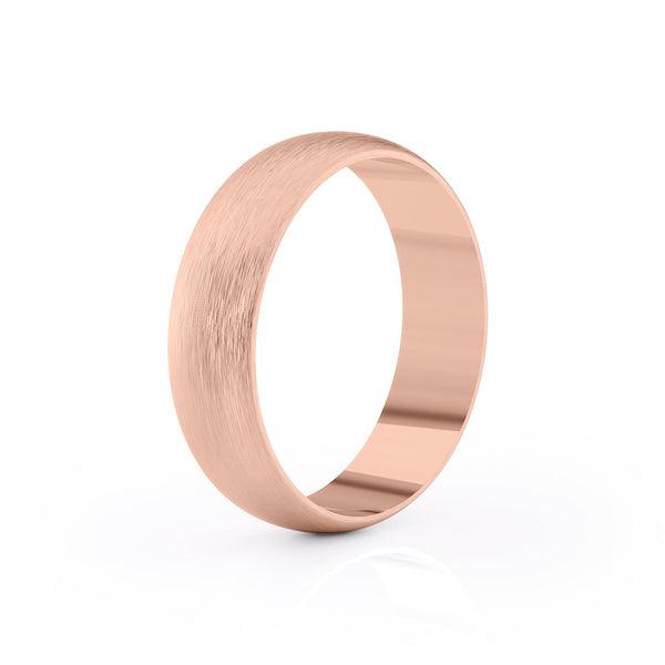 Classic Brushed Finish Wedding Band For Men - farrellouise