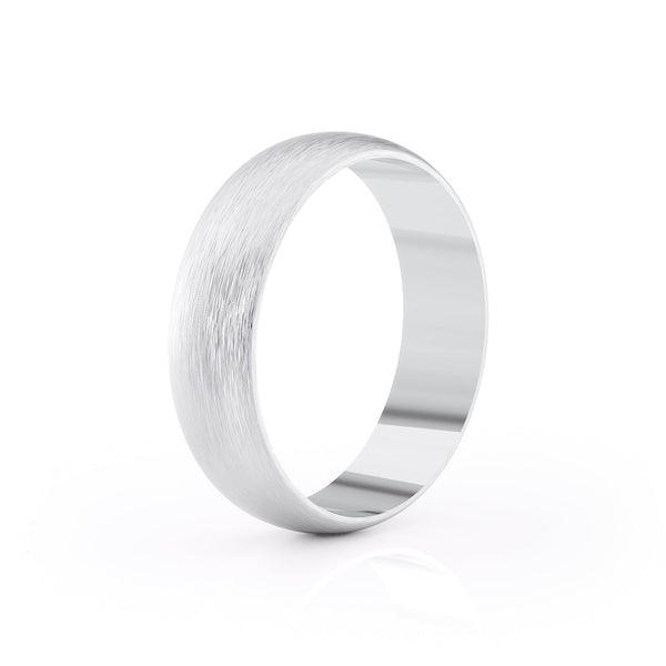 Classic Brushed Finish Wedding Band For Men - farrellouise