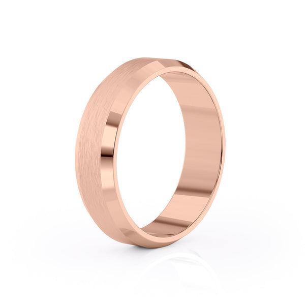 Classic Brushed Finish Wedding Band For Men - farrellouise