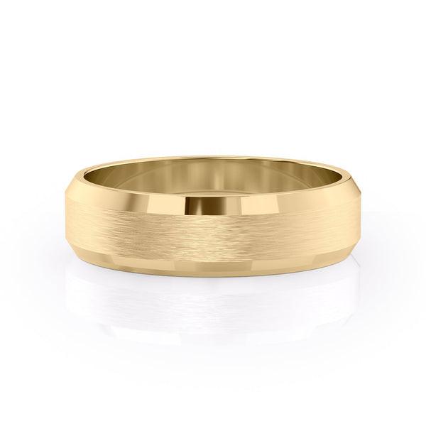 Classic Brushed Finish Wedding Band For Men - farrellouise