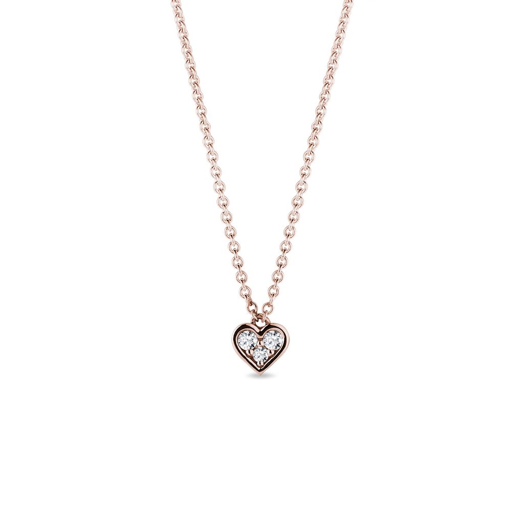 0.60 TCW Round Moissanite Diamond Heart Shaped Pendent Necklace - farrellouise