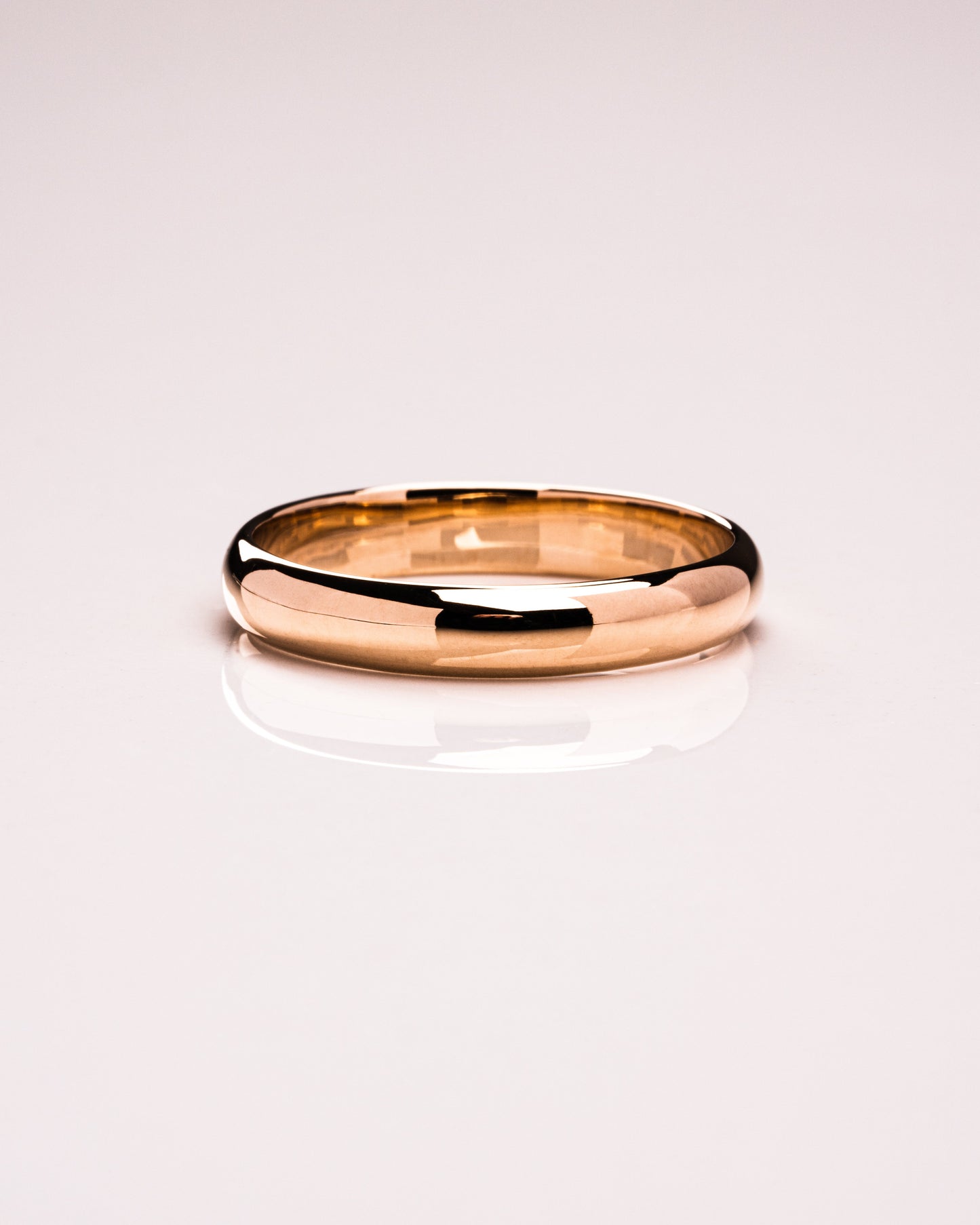 Polished Finish Classic Men's Gold Wedding Band - farrellouise