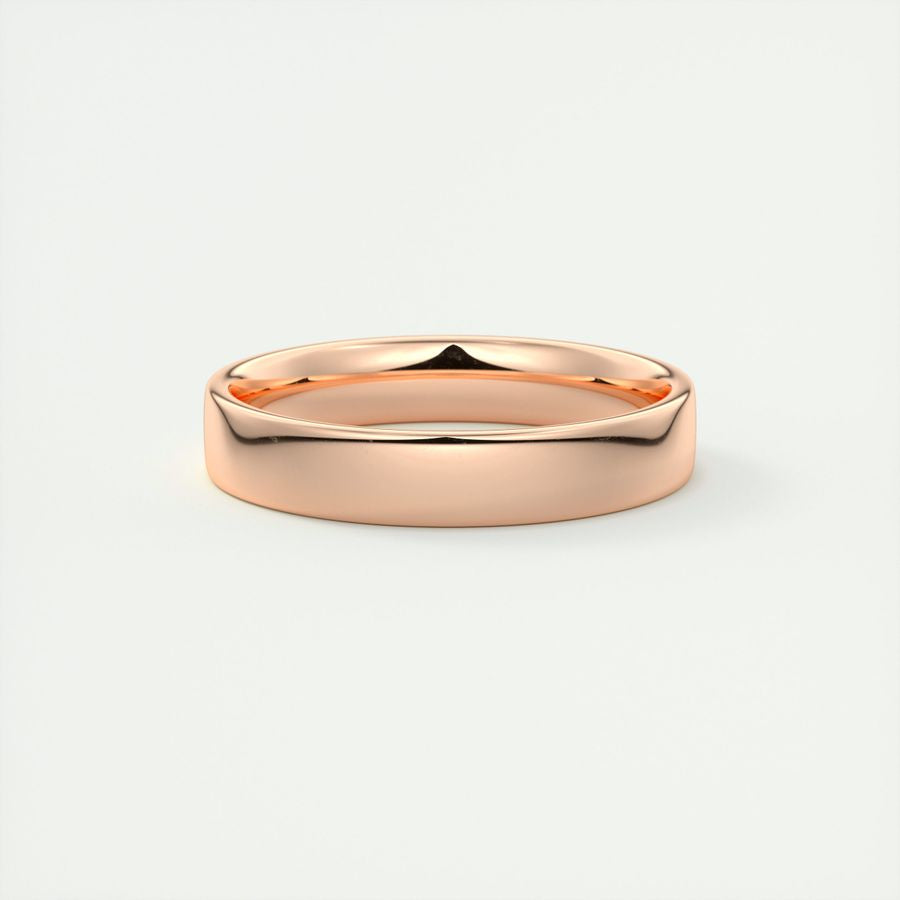 Polished Finish Regular White Gold Men's Band - farrellouise