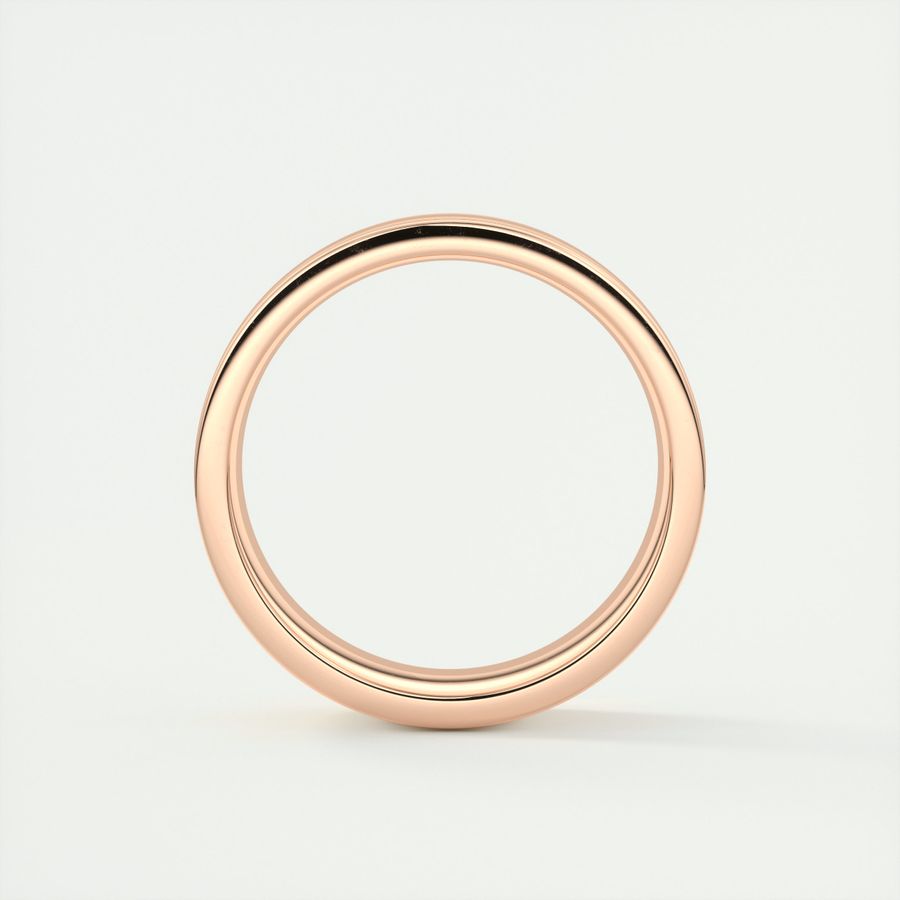 High-Polish Finish Classic Men's Band - farrellouise