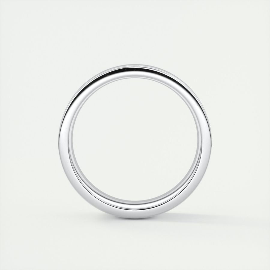 High-Polish Finish Classic Men's Band - farrellouise