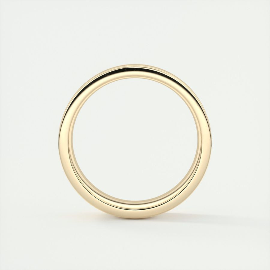 High-Polish Finish Classic Men's Band - farrellouise