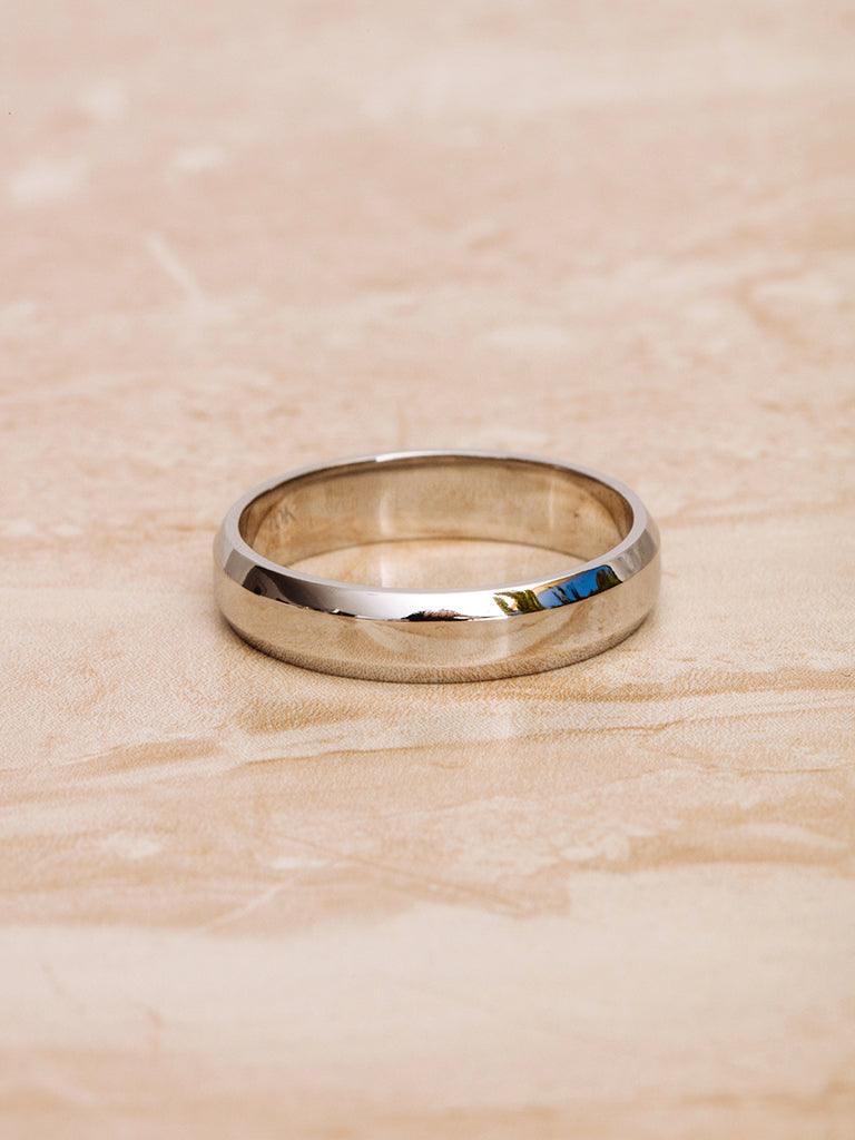 Polished Classic Wedding Band For Men - farrellouise