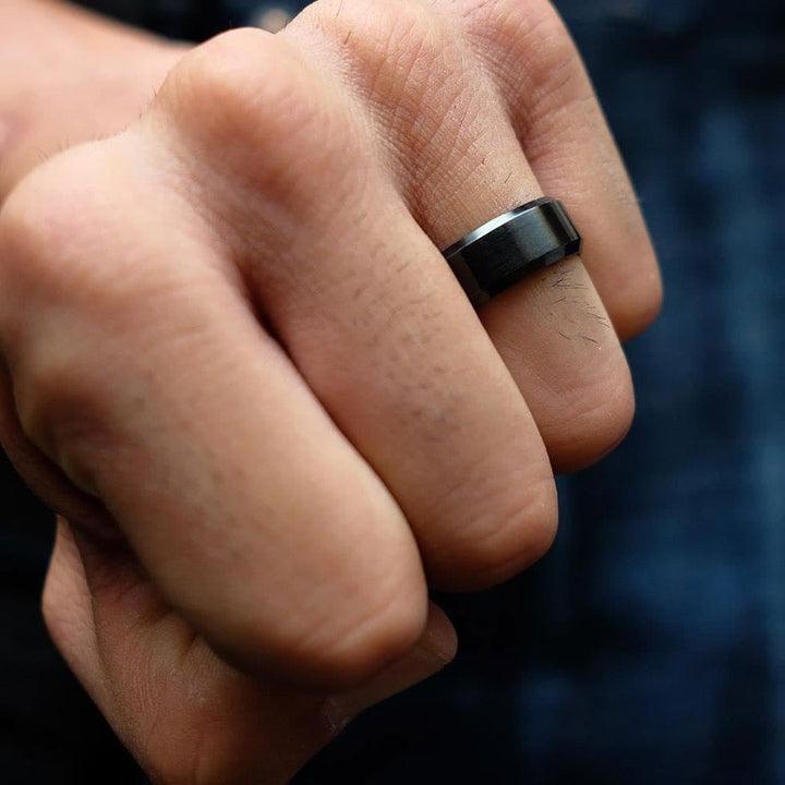 Brushed Finish Classic Wedding Band For Men - farrellouise