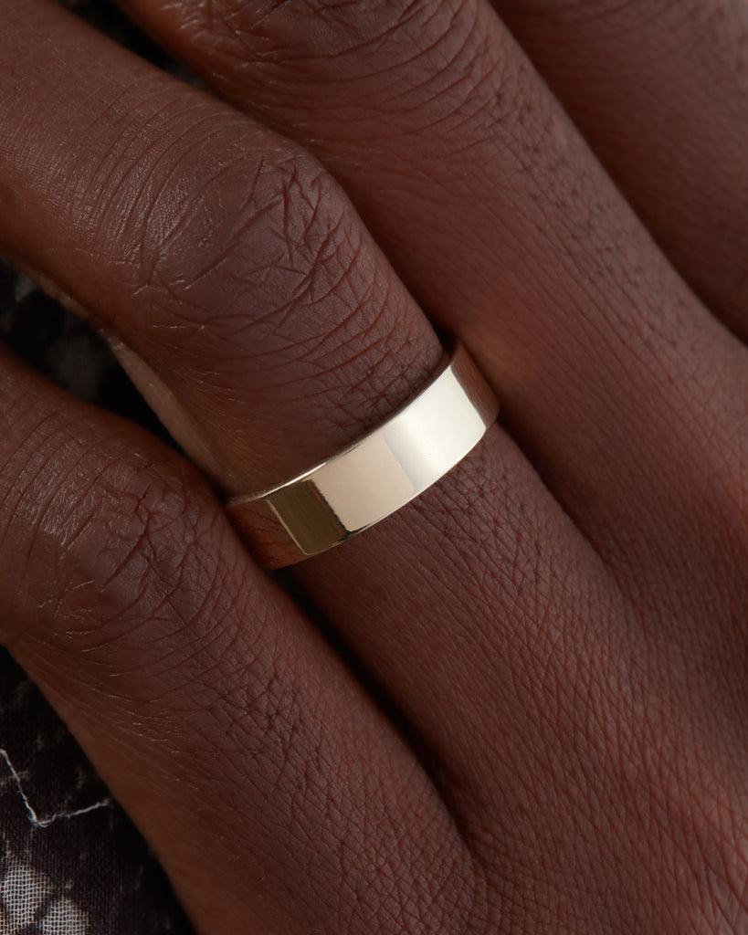 Polished Classic Wedding Band For Men - farrellouise