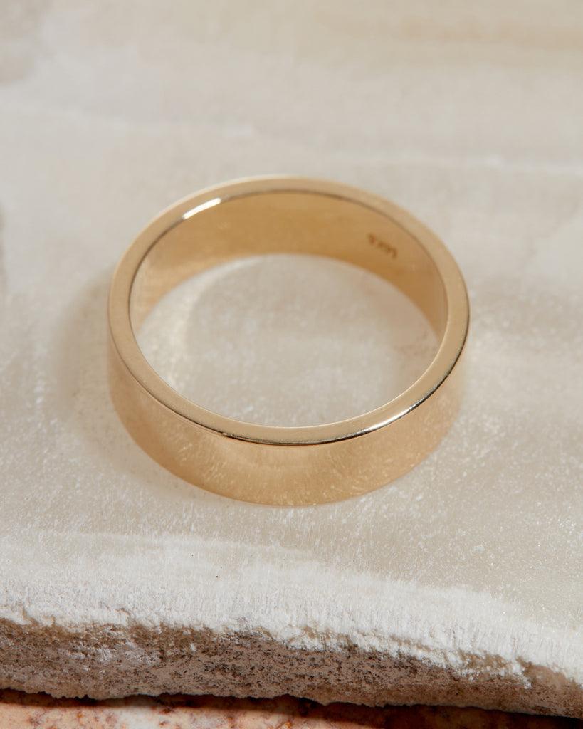 Polished Classic Wedding Band For Men - farrellouise