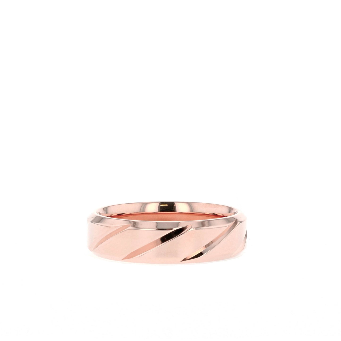 High-Polish Finish Regular Men's Band - farrellouise