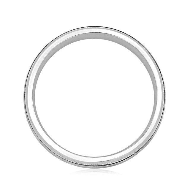 Milgrain Classic Wedding Band For Men - farrellouise