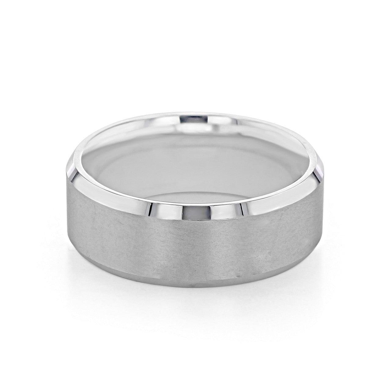 Beveled Classic Men's Wedding Band - farrellouise