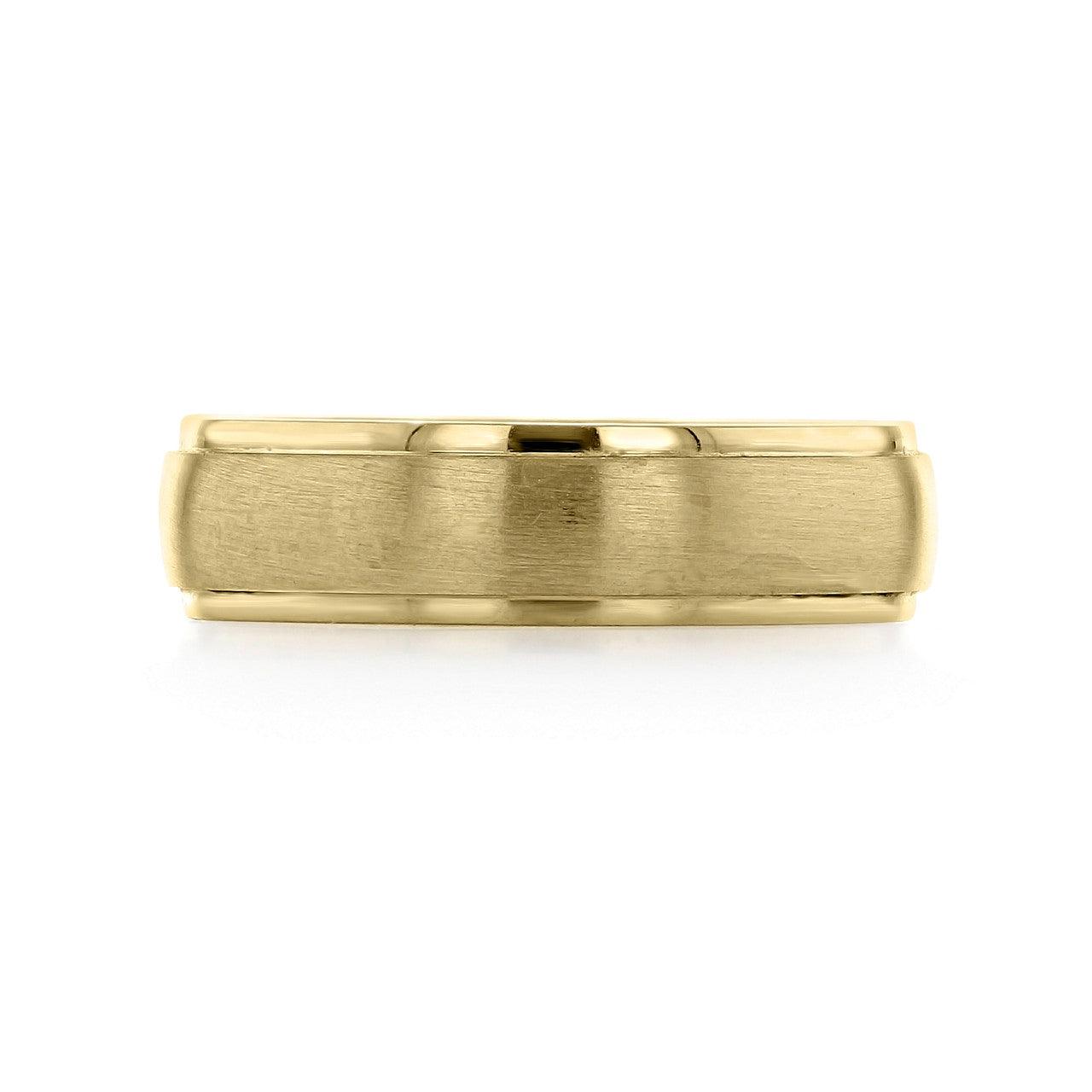 Brushed Polish Classic Men's Wedding Band - farrellouise