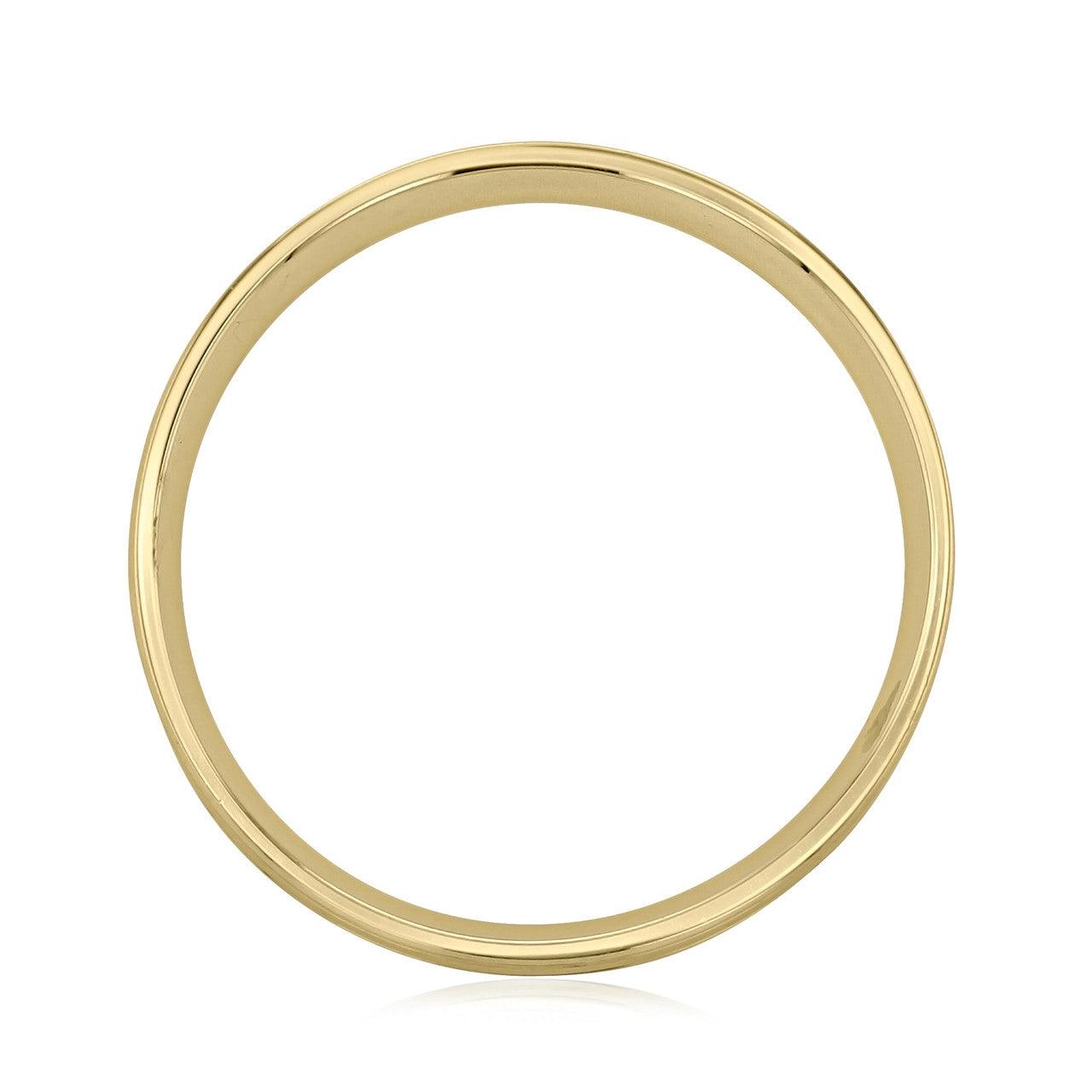 Classic Men's Wedding Band With Brushed Finish Metal - farrellouise