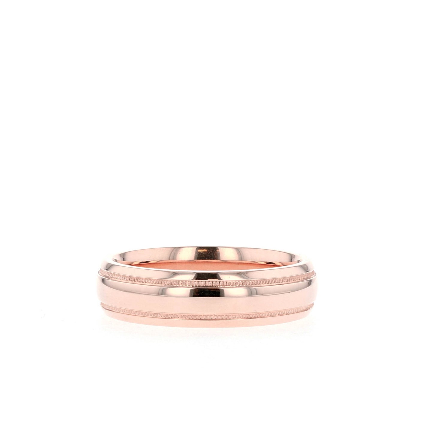 Classic Polished Finish Yellow Gold Men's Band - farrellouise