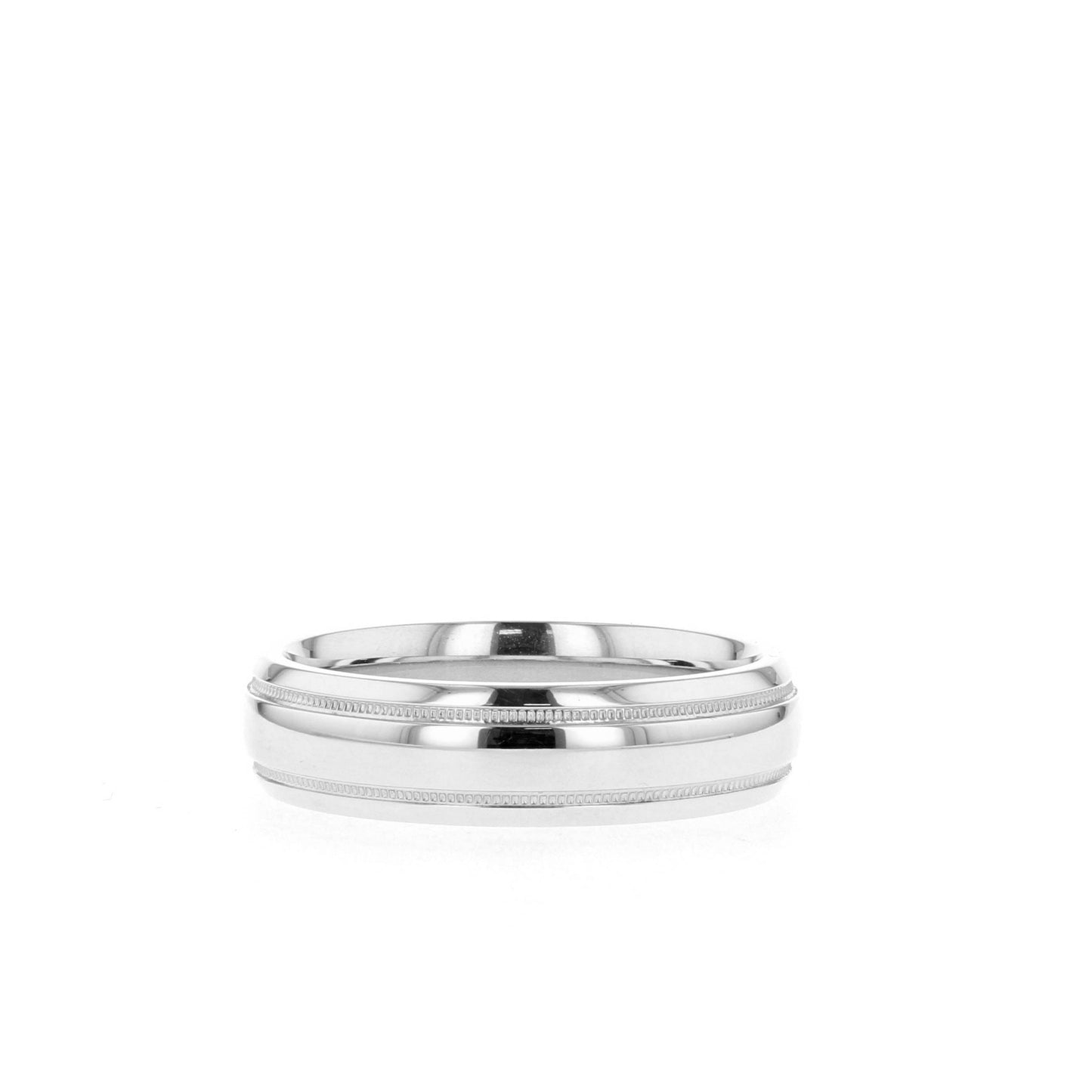 Classic Polished Finish Yellow Gold Men's Band - farrellouise