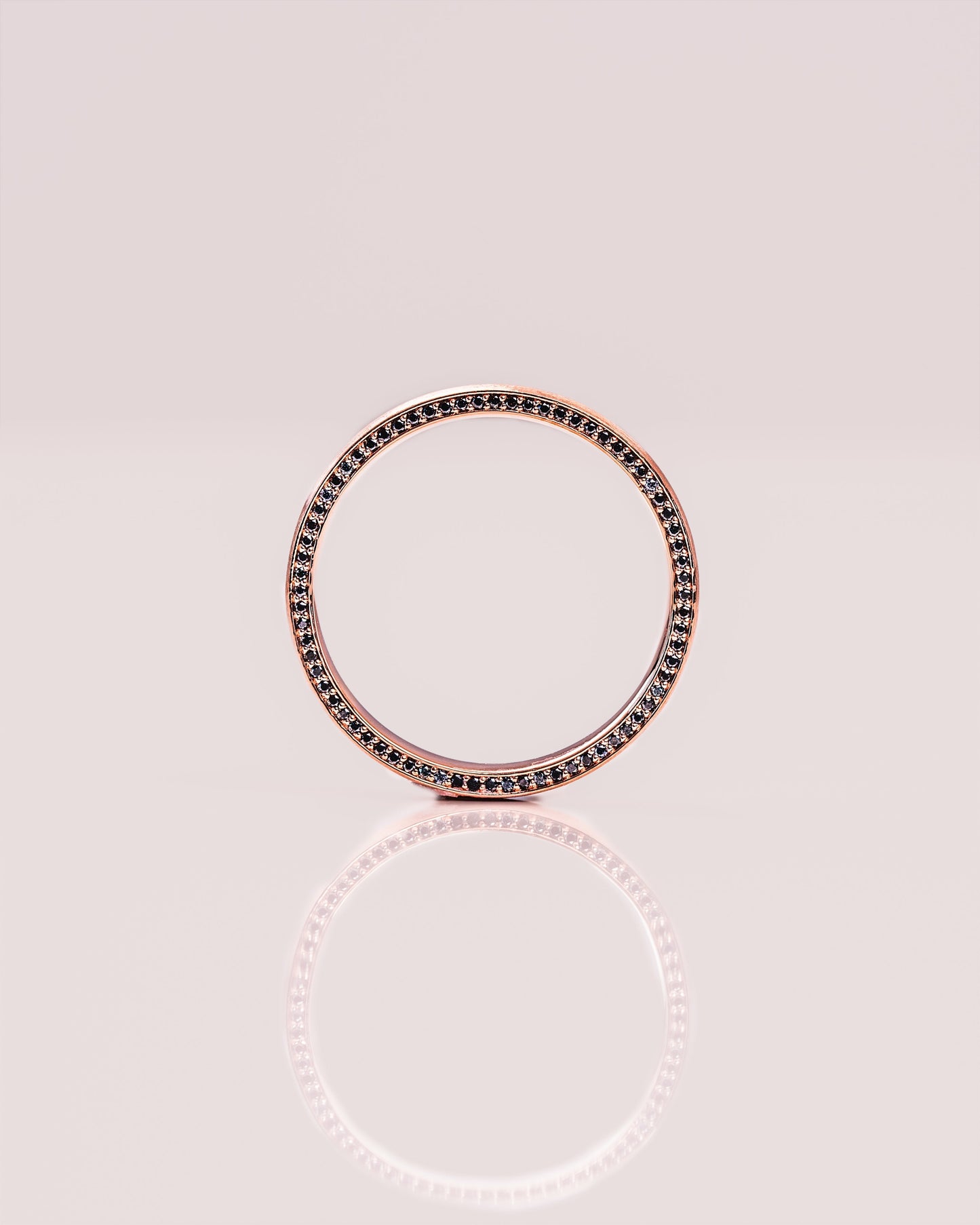 Classic Brushed-Finish Rose Gold Men's Band - farrellouise