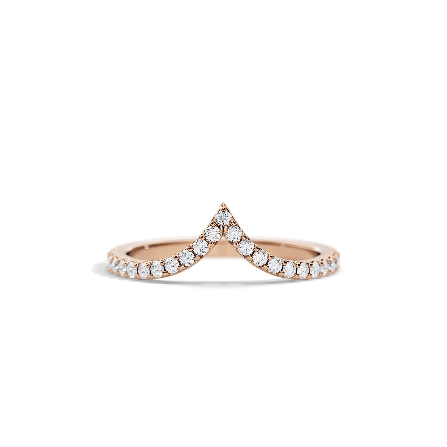 0.25 TCW Round Minimalist magic Moissanite Wedding Band