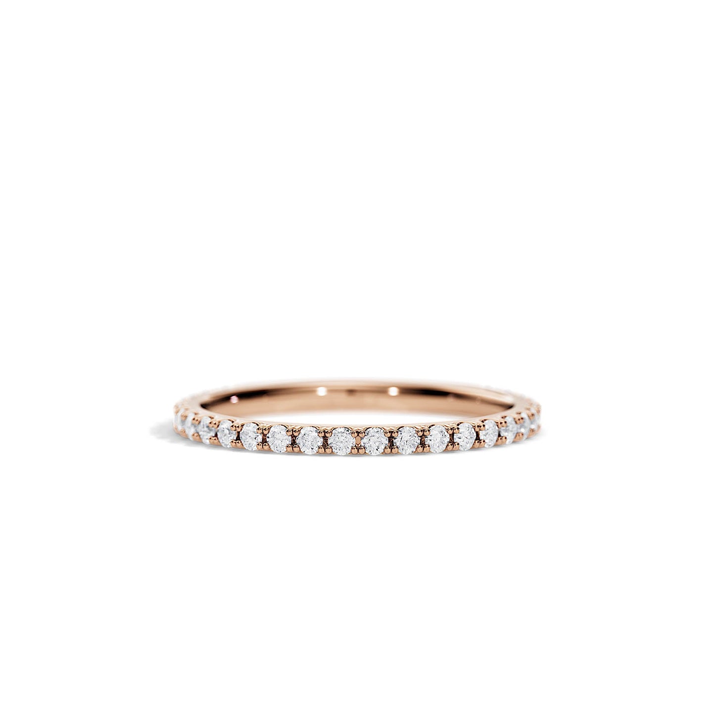 0.40 TCW Round Full Eternity Wedding Band