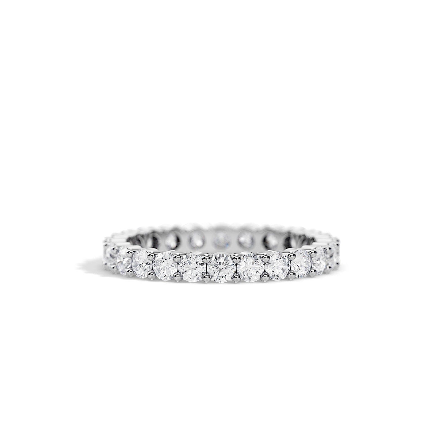1.50 TCW Round Full Eternity Style Wedding Band