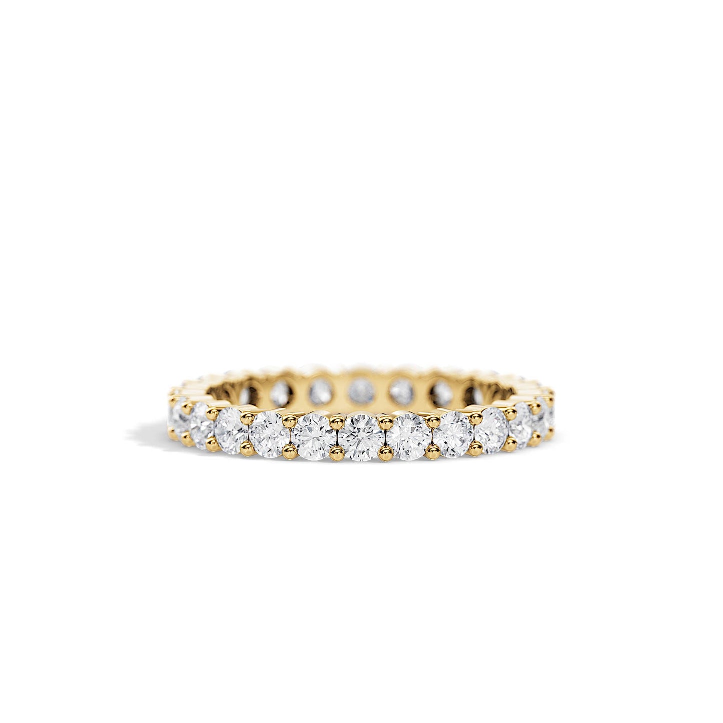1.50 TCW Round Full Eternity Style Wedding Band