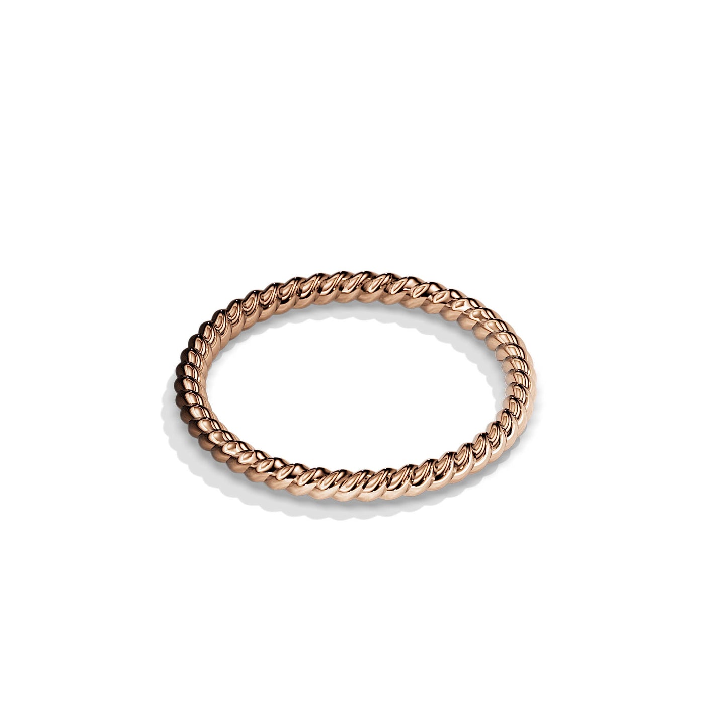 Twisted Plain Wedding Band