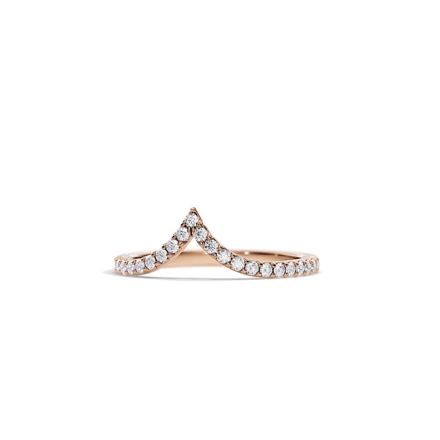 0.25 TCW Round Minimalist magic Moissanite Wedding Band