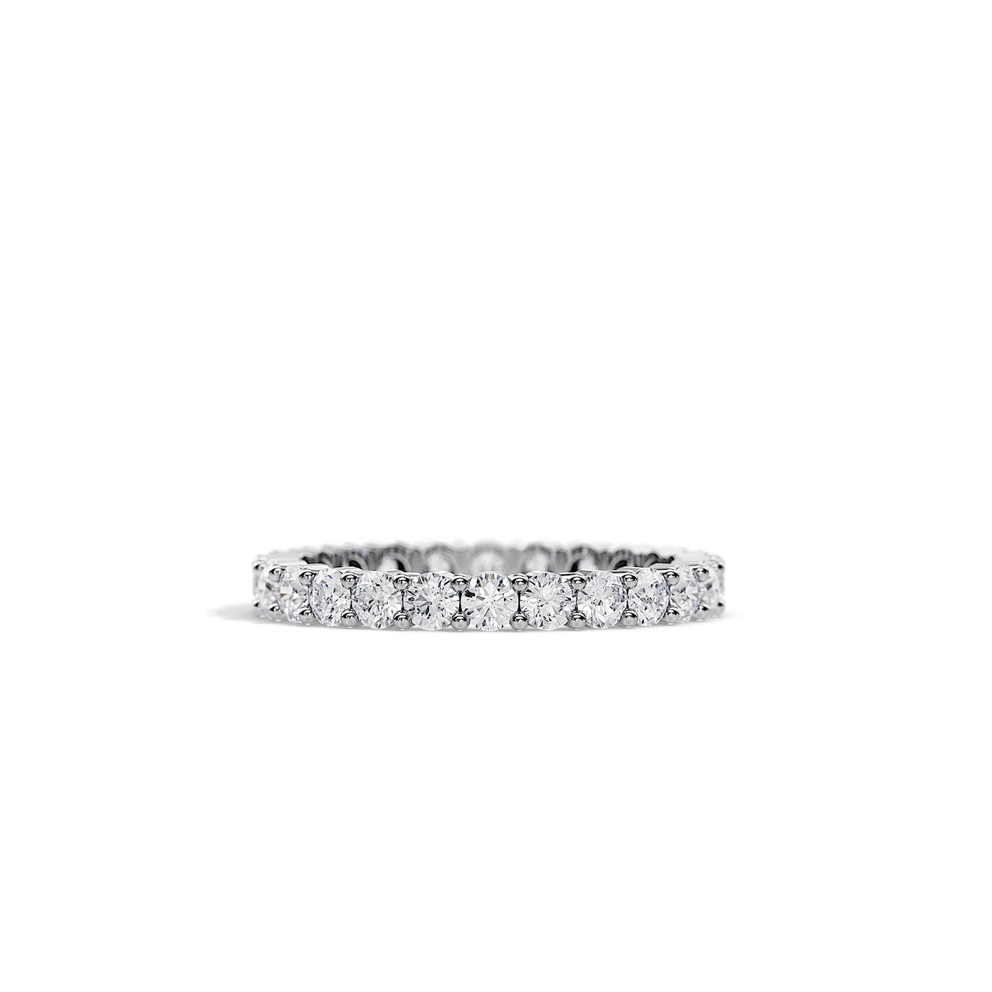 1.50 TCW Round Full Eternity Style Wedding Band