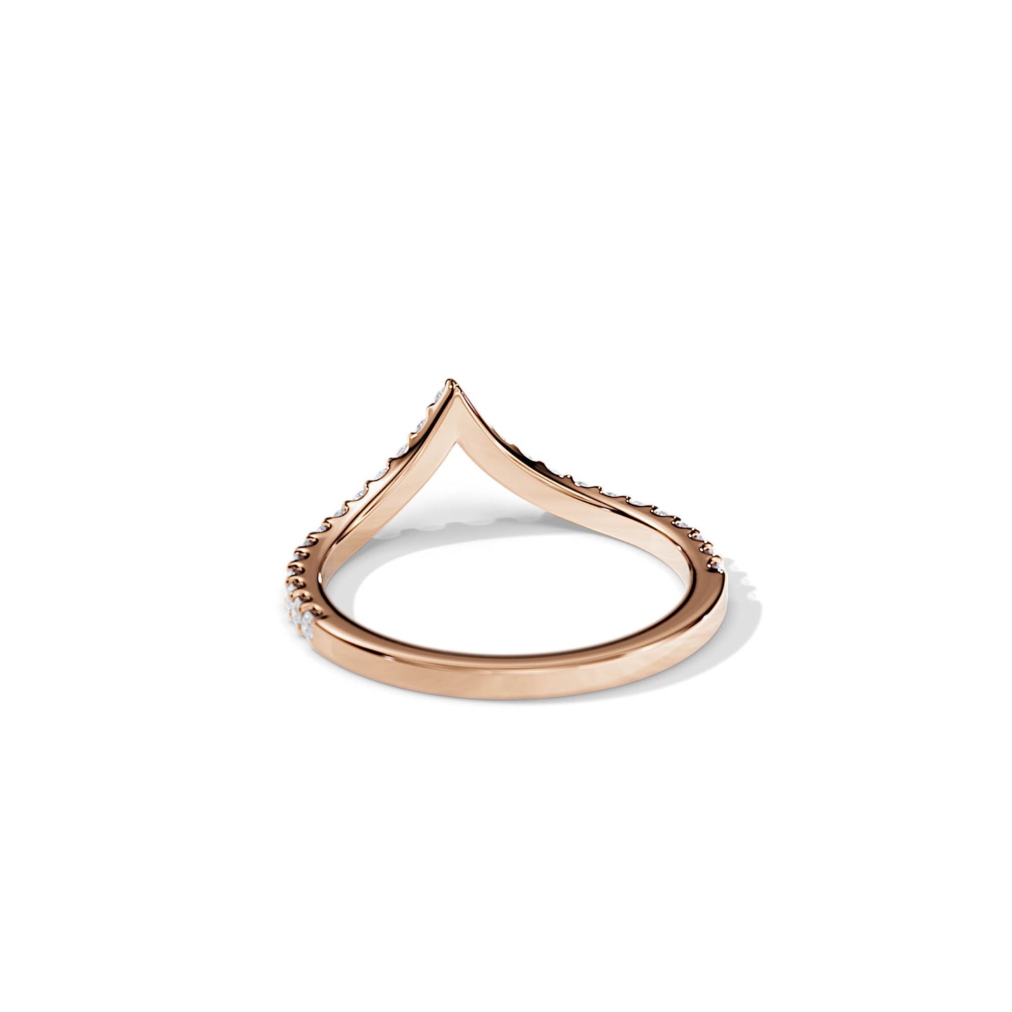 0.25 TCW Round Minimalist magic Moissanite Wedding Band