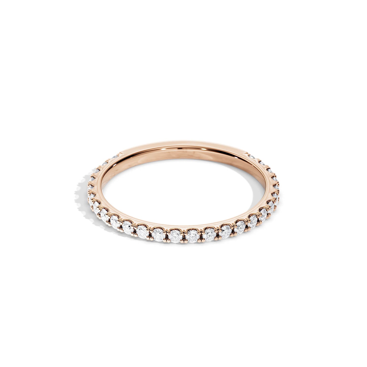 0.40 TCW Round Full Eternity Wedding Band