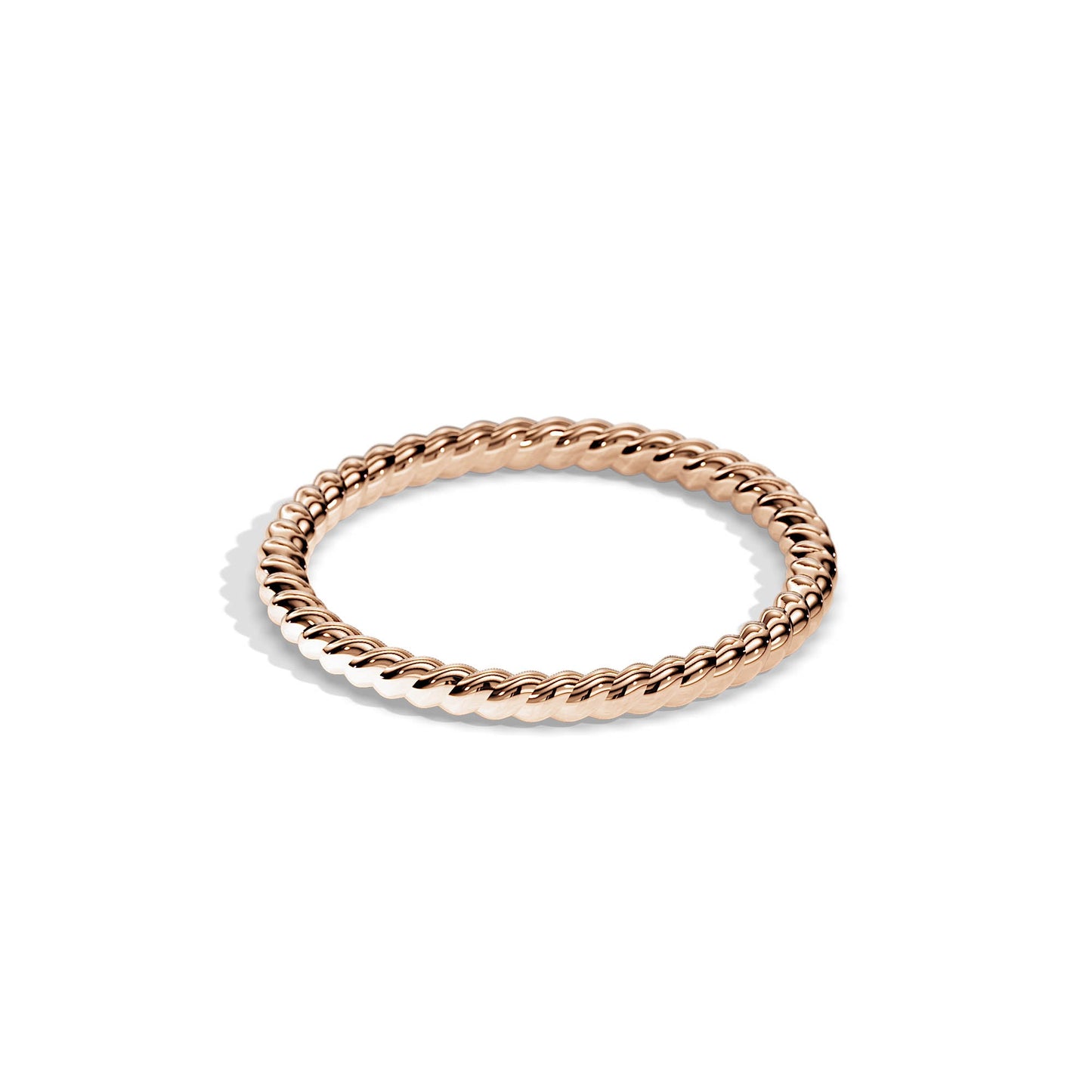 Twisted Plain Wedding Band