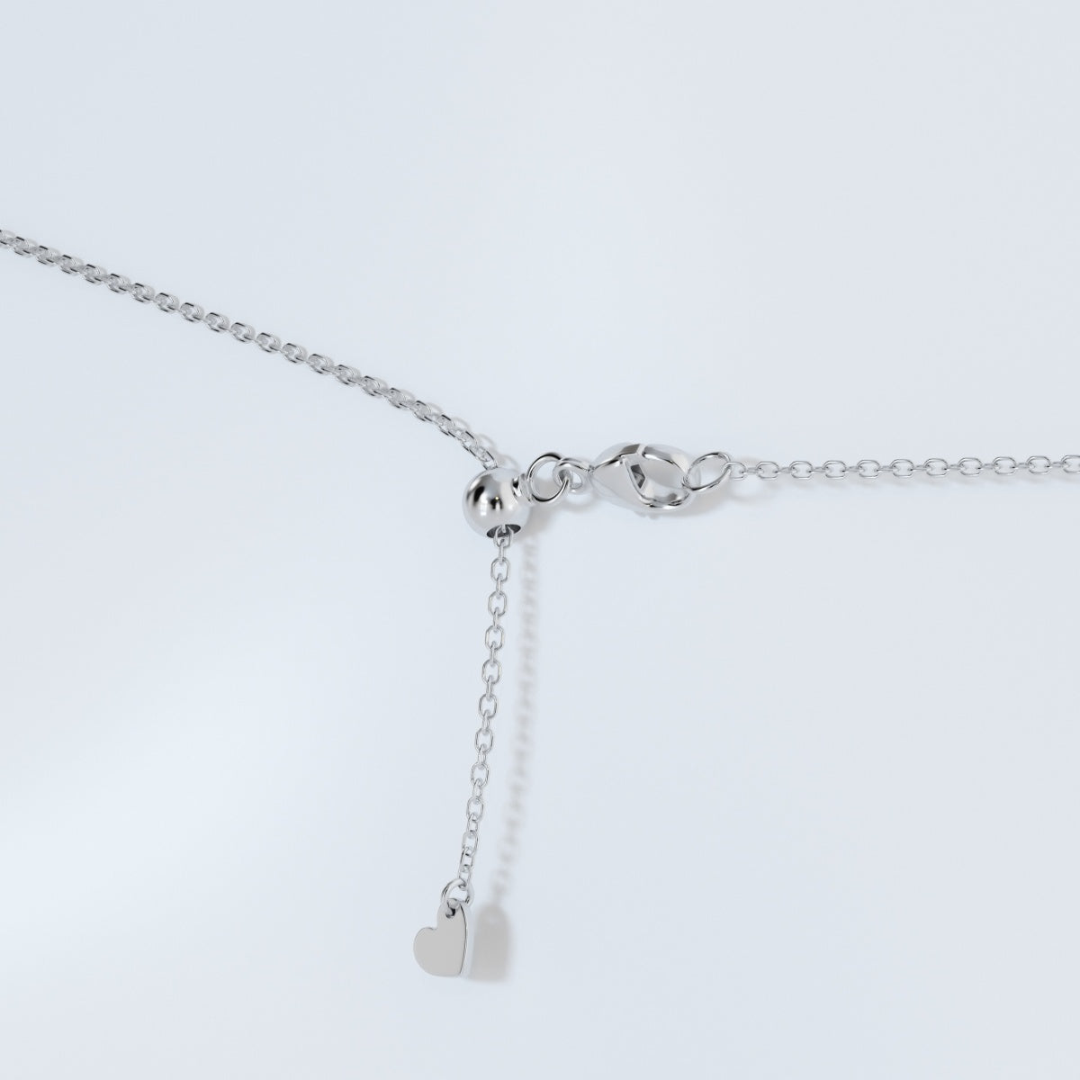 1.50 TCW Round Moissanite Diamond Three-Stone Drop Pendant Necklace - farrellouise