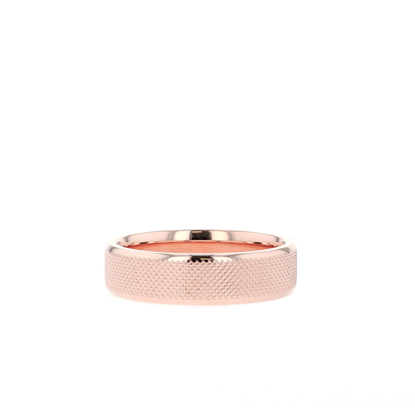Classic Yellow Gold Textured Men's Band - farrellouise