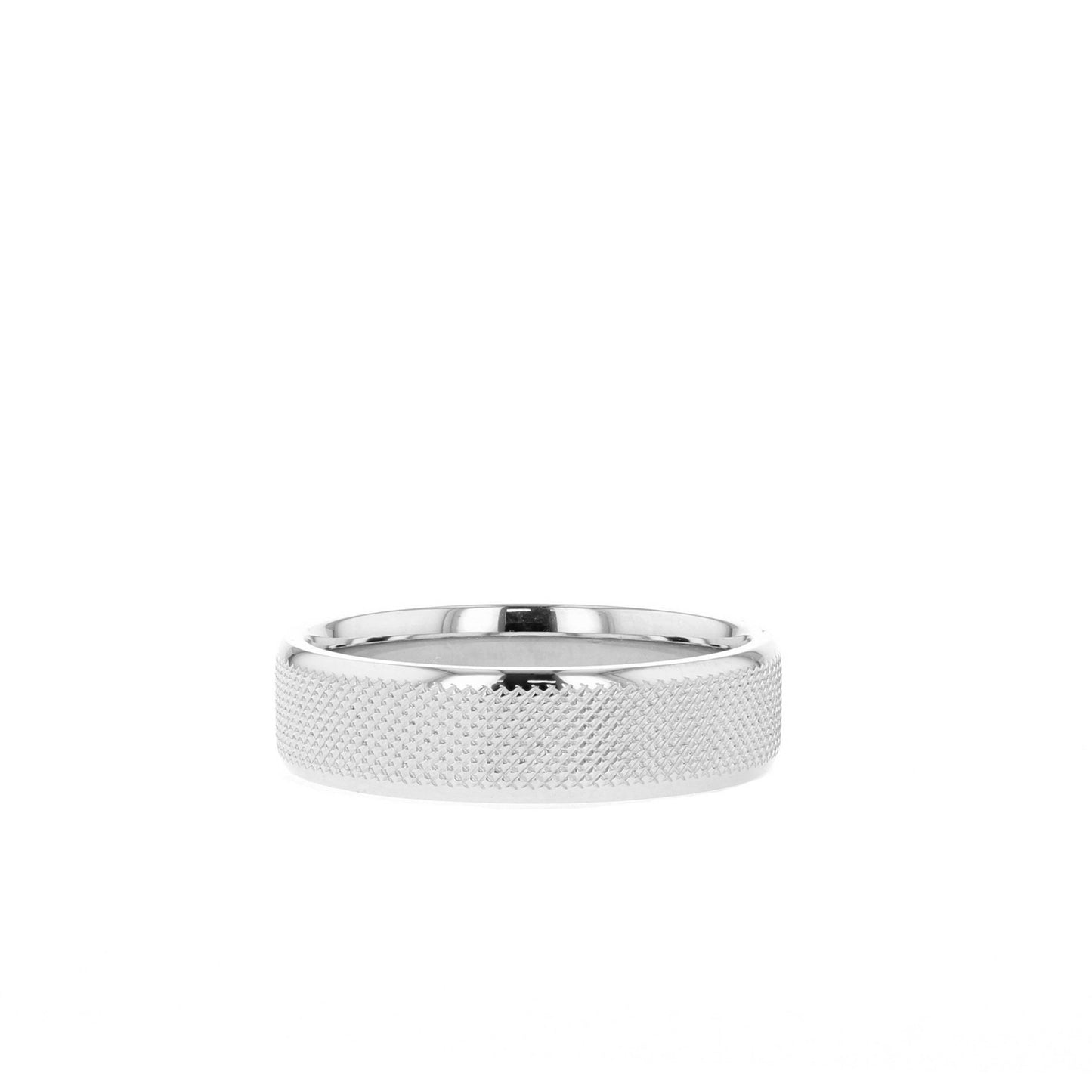 Classic Yellow Gold Textured Men's Band - farrellouise
