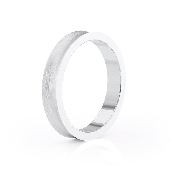 Classic Brushed Finish Wedding Band For Men - farrellouise