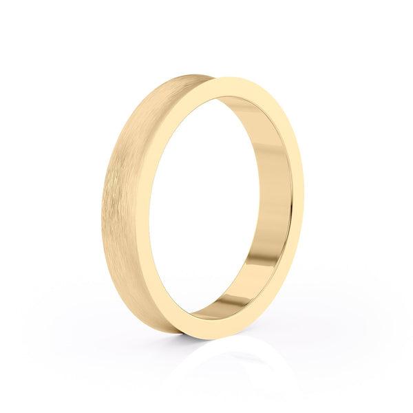 Classic Brushed Finish Wedding Band For Men - farrellouise