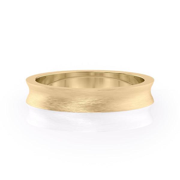 Classic Brushed Finish Wedding Band For Men - farrellouise