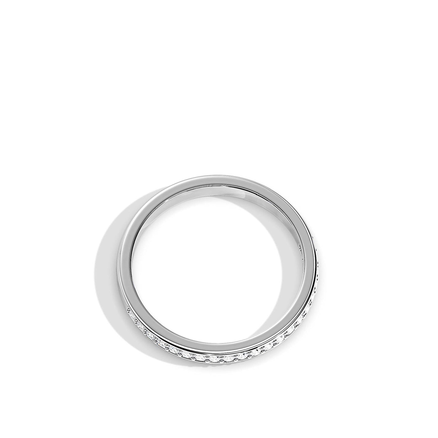 0.20 TCW Round Half Eternity Wedding Band