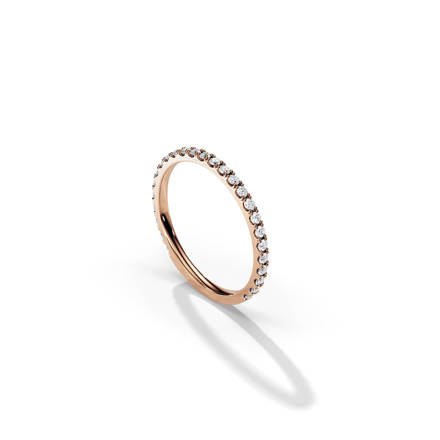 0.40 TCW Round Full Eternity Wedding Band