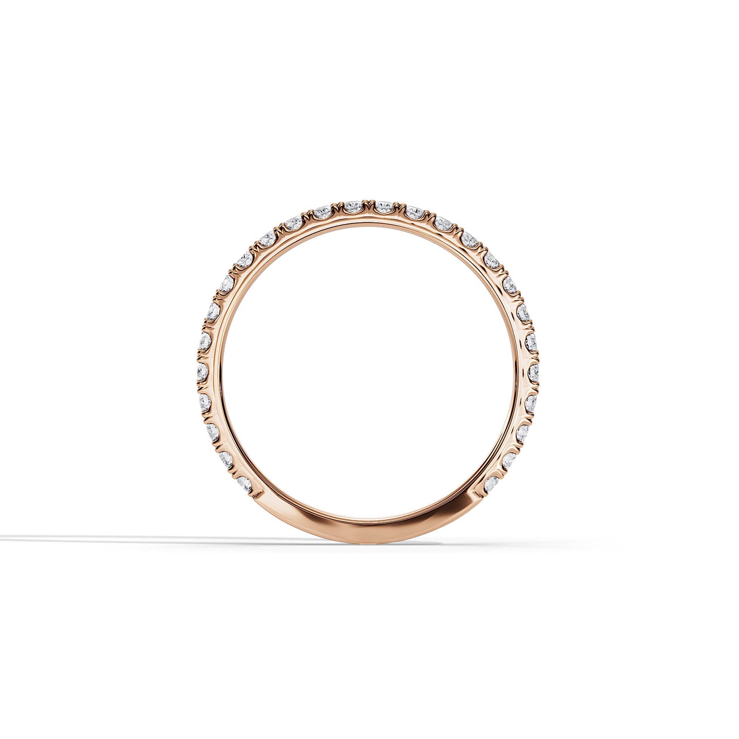 0.40 TCW Round Full Eternity Wedding Band